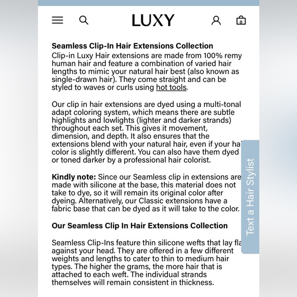 NEW LUXY  light bronde human hair clip in seamless extensions $275 160g - Picture 4 of 14